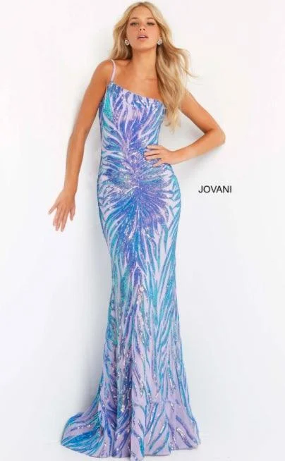 Jovani 05664 Prom One Shoulder Long Formal Gown Sale