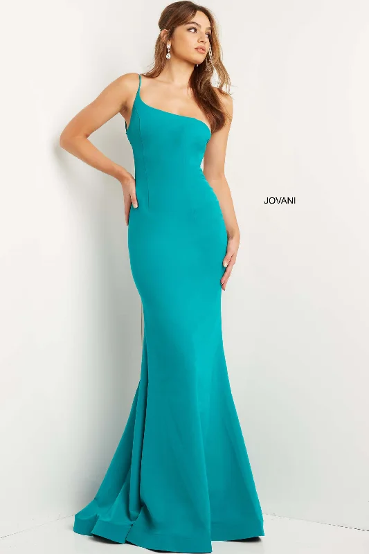 Jovani 08327 One Shoulder Long Sexy Prom Dress