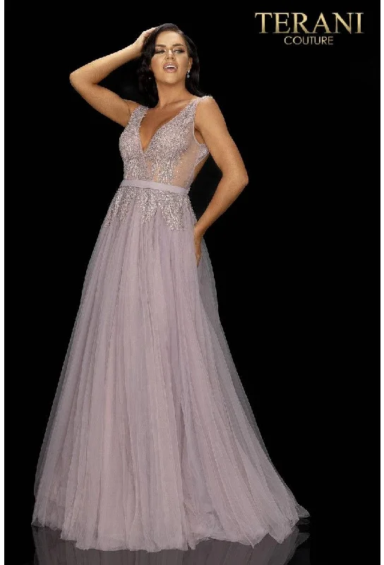 Terani Couture 2011P1109 Long Formal Prom Gown