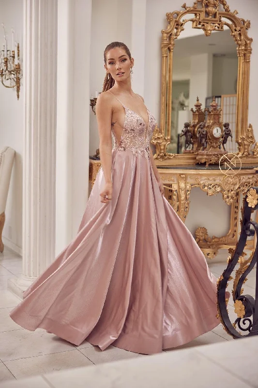 A-Line Sexy Long Prom Dress