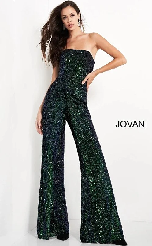 Jovani 04823 Prom Formal Strapless Jumpsuit