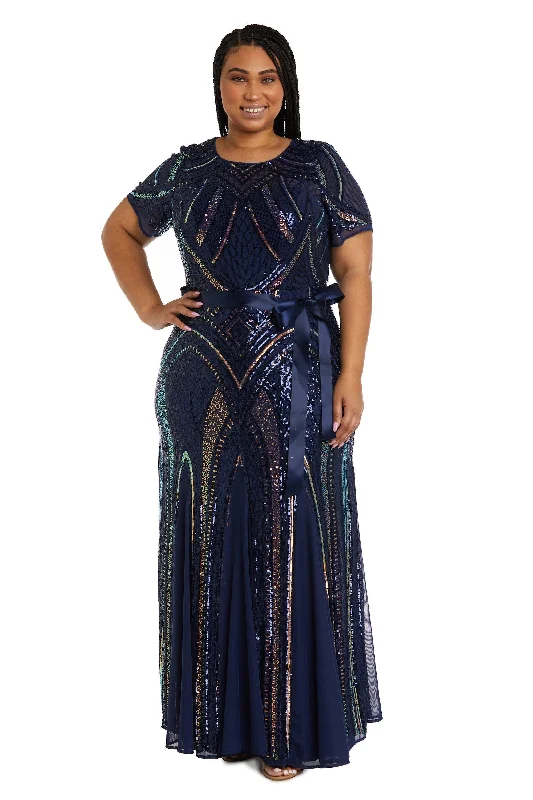 R&M Richards 7965W Long Plus Size Formal Dress Sale