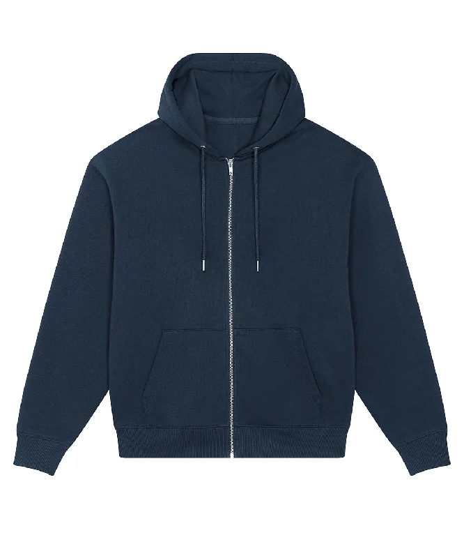 French Navy - Unisex Locker heavy zip-through sweatshirt (STSU953)