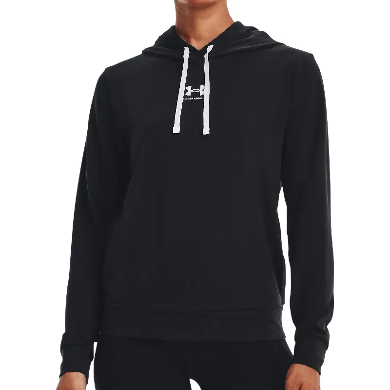 Under Armour Rival Terry Womens Hoody - Black