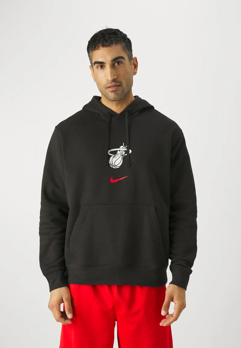 Nike Performance NBA MIAMI HEAT HOODIE - Club wear - black