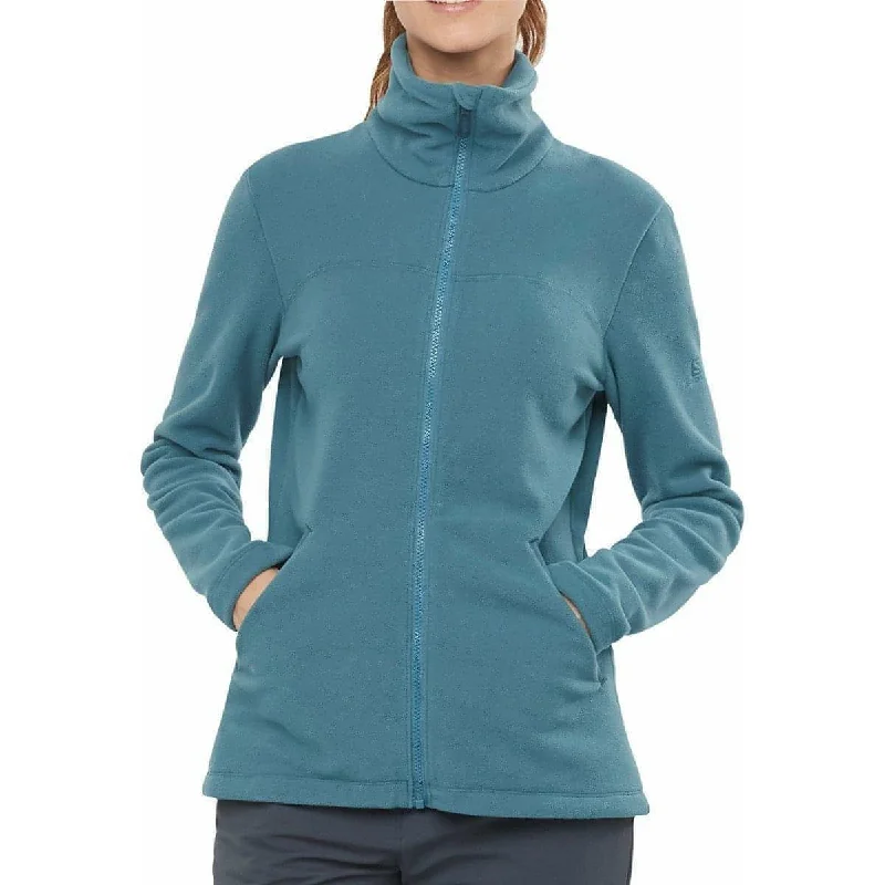 Salomon Essential Cozy Womens Fleece Jacket - Blue