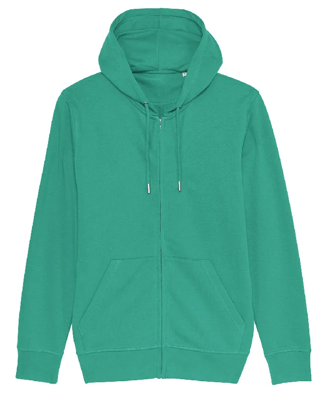 Go Green - Unisex Connector essential zip-thru hoodie sweatshirt (STSU820)