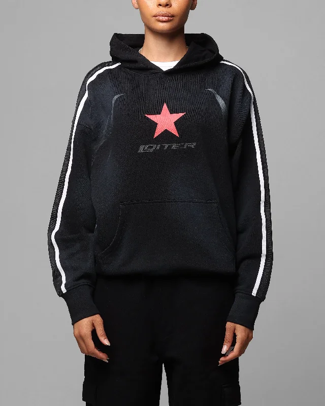 Loiter Trackstar Hoodie Washed Black