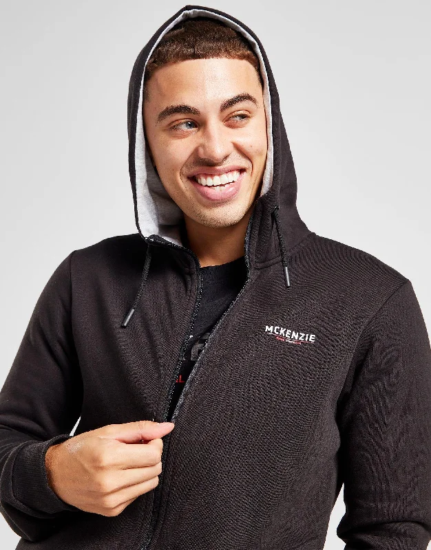 Black McKenzie Essential Edge Full Zip Hoodie