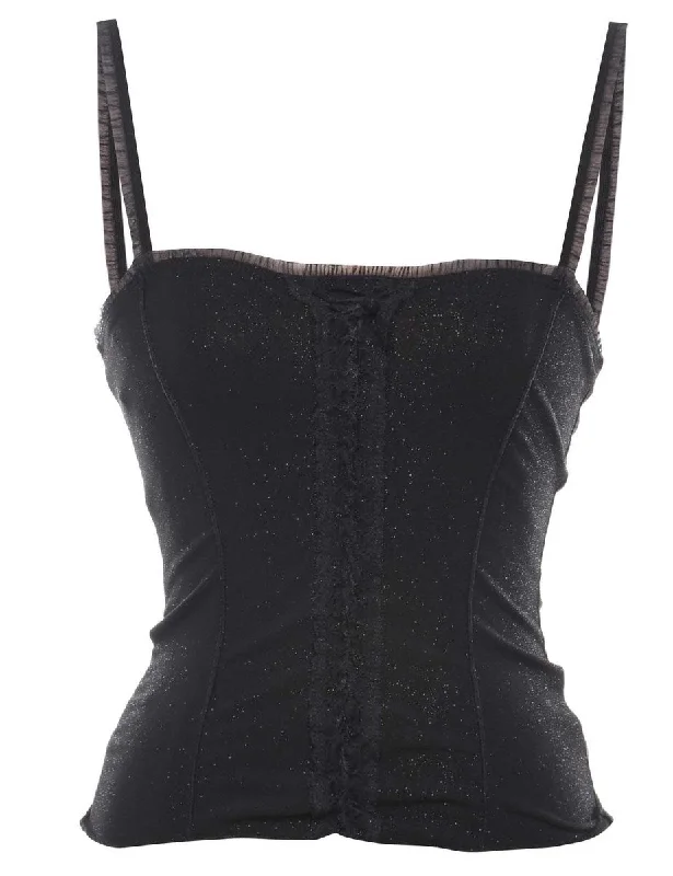 Black Evening Top - XS