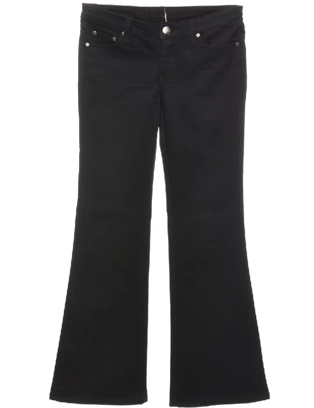 Black Flared Jeans - W30 L31