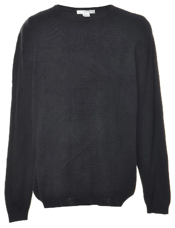 Black Geoffrey Beene Jumper - L