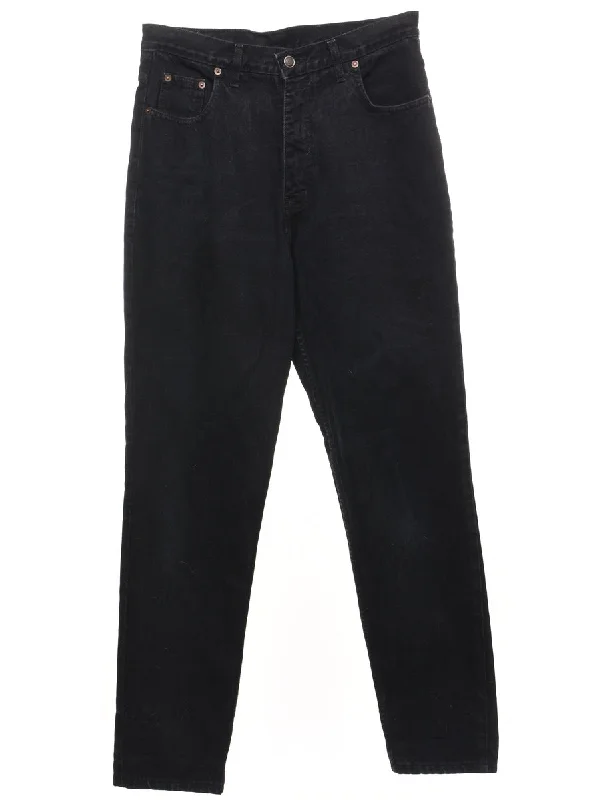 Black Tapered Jeans - W30 L31