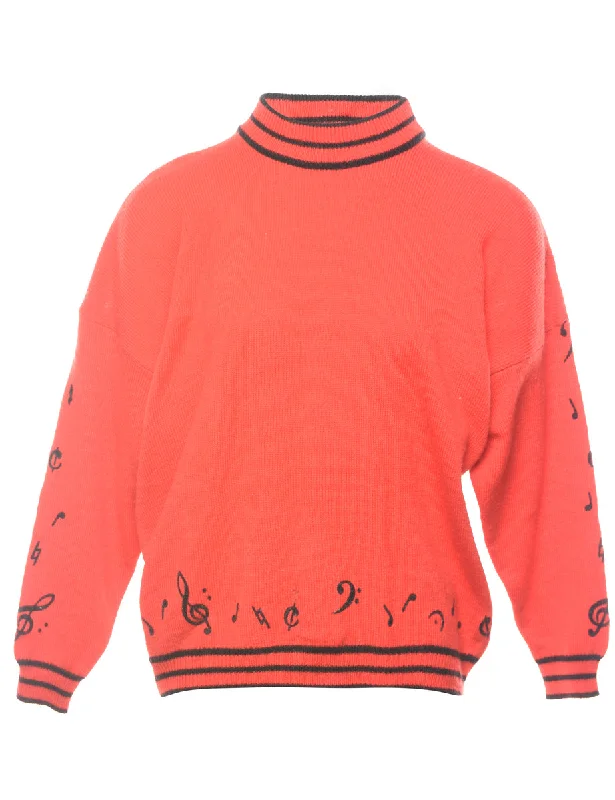 High Neck  Jumper - M