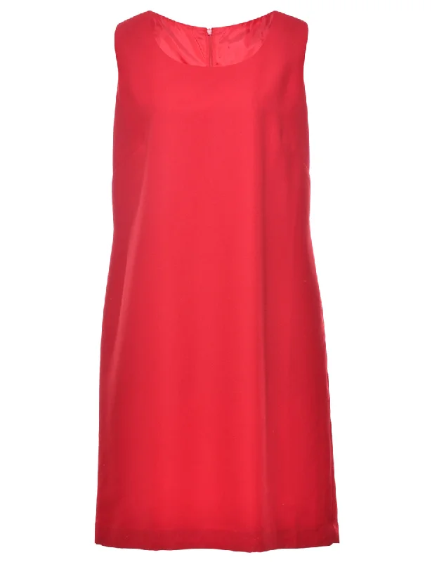 Midi Length Sleeveless Dress - L