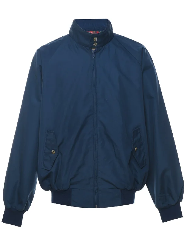 Navy Zip-Front Jacket  - XL