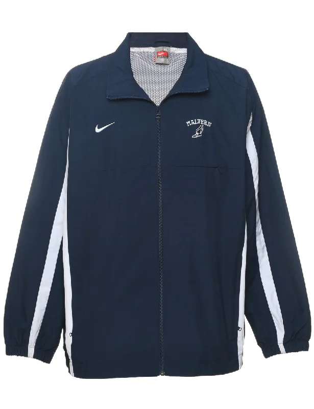 Nike Navy Zip-Front Jacket - XL