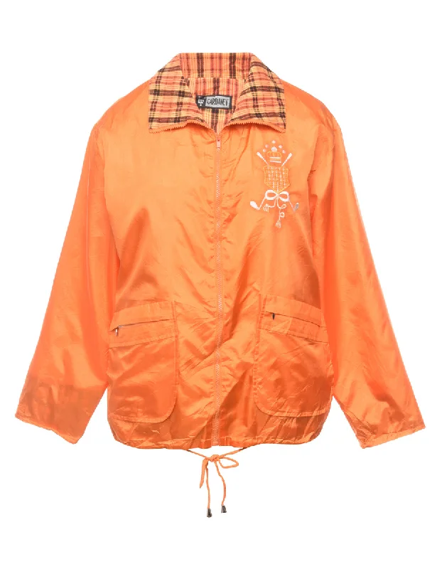 Orange Nylon Jacket - M