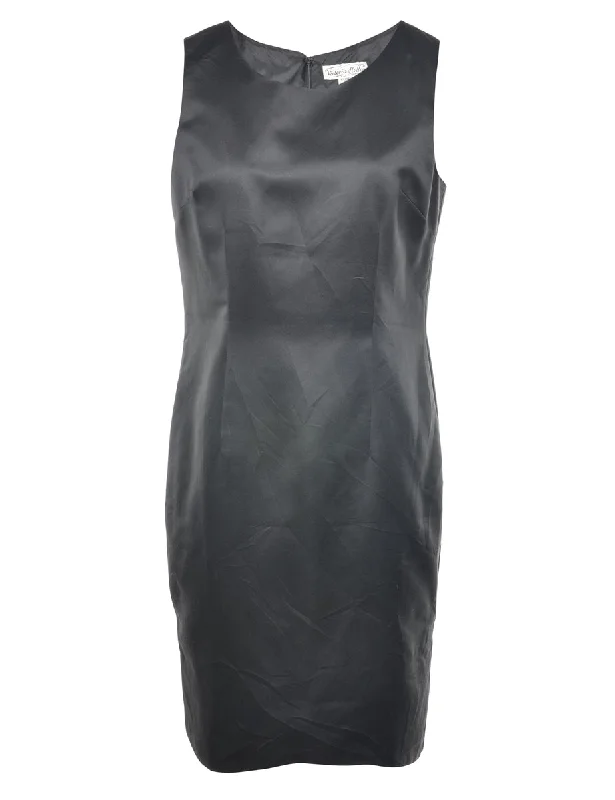 Sleeveless Black Dress - M