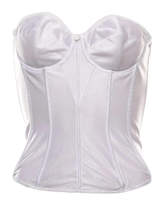 White Classic Corset Top - S