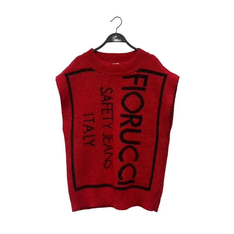 FIORUCCI/Sweater/L/Wool/RED/Safety Jeans Mohair Sweater