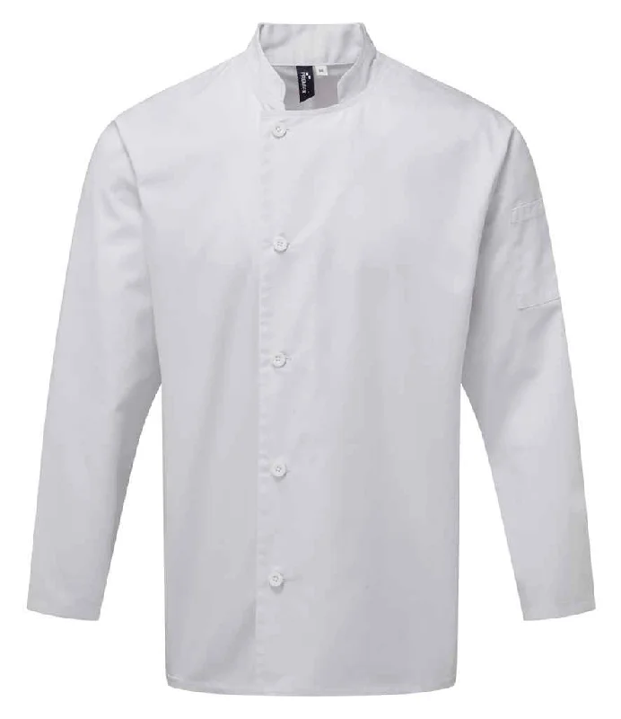 Premier Essential Long Sleeve Chef's Jacket | White