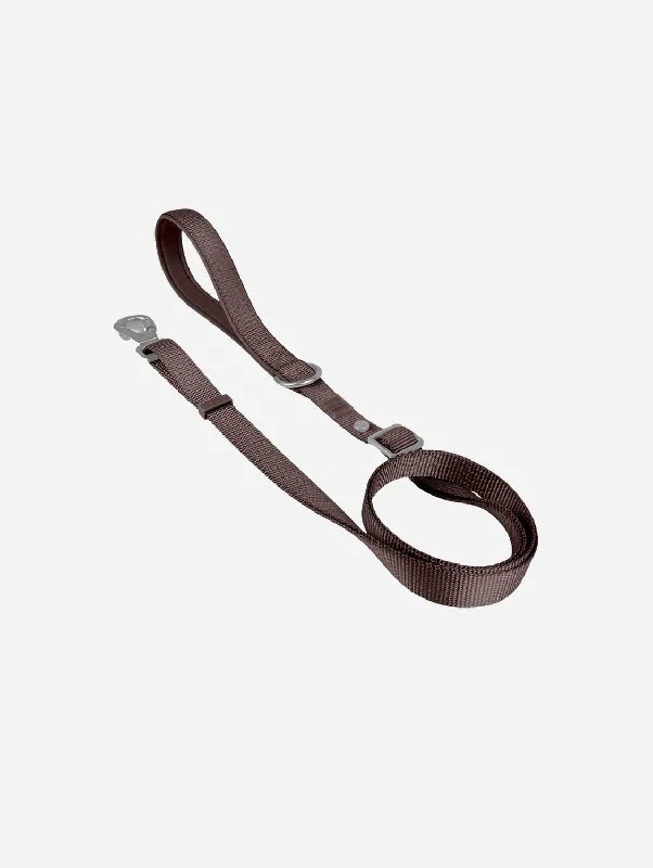 Essential Nylon Adjustable Lead | Russet Brown