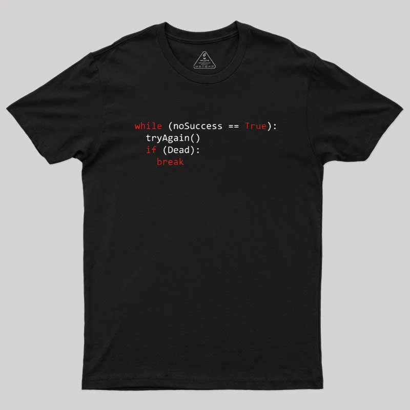 Algorithm of success | Python Coding Geek T-Shirt