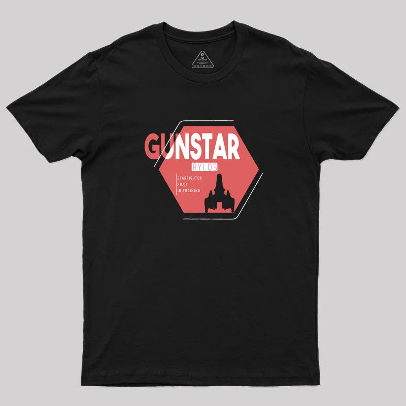 Gunstar Pilot in Training Geek T-Shirt