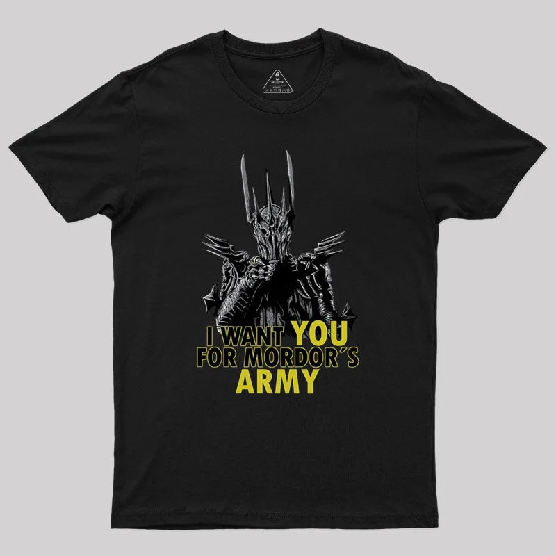 MordorÂ´s Army Geek T-Shirt