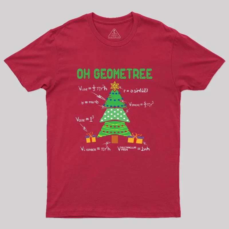 Oh Geometree Geometry Math Science Geek T-Shirt