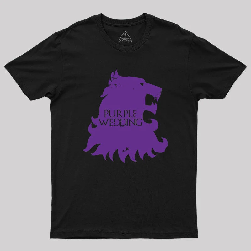 Purple Wedding Geek T-Shirt