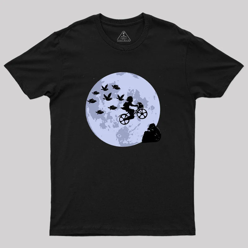 Ride Across the Moon Geek T-Shirt