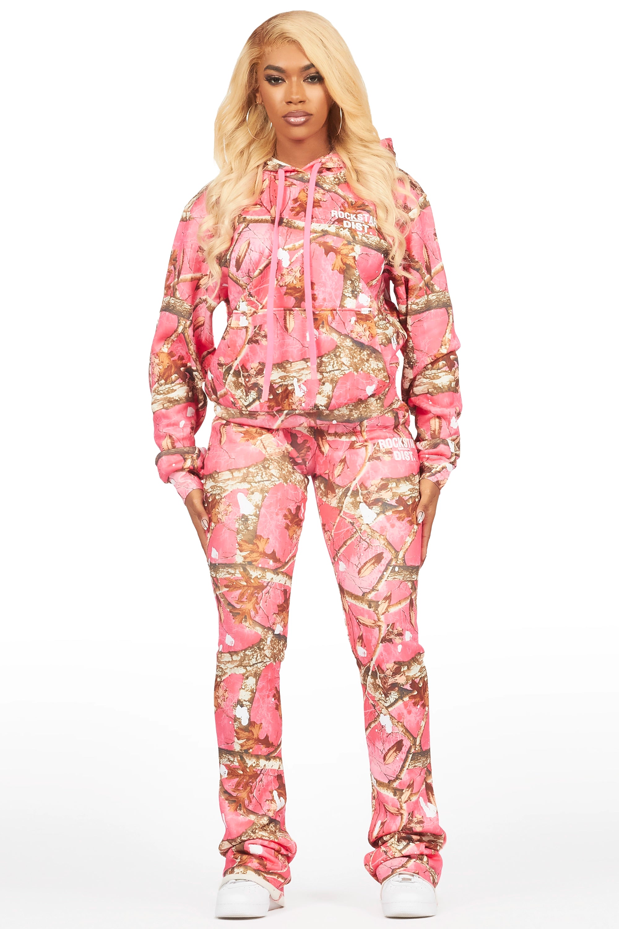 Hadley Pink Tree Camo Super Stacked Trackset