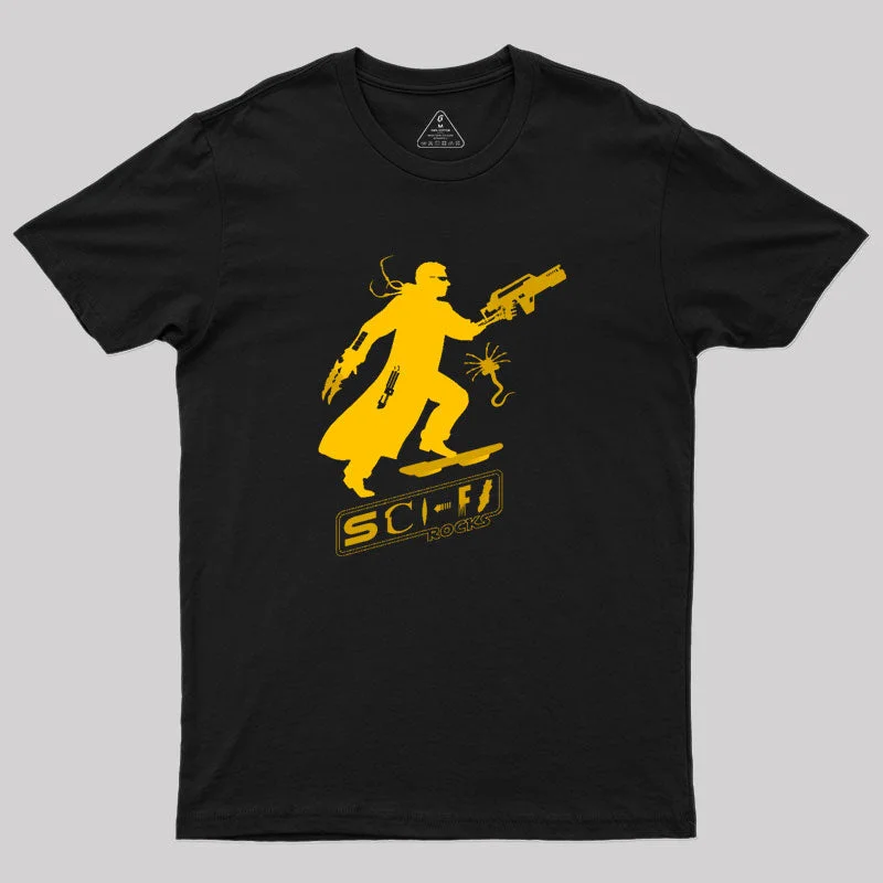 SCI-FI Rocks Geek T-Shirt