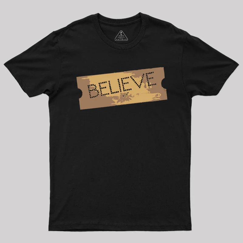 The Polar Express Believe Ticket T-Shirt