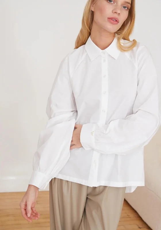 Jovonna Kathrin Oversize Shirt, White